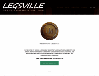 legsville.com screenshot