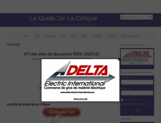 leguidedelacritique.com screenshot
