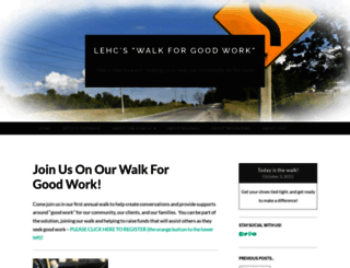 lehcwalk.wordpress.com screenshot