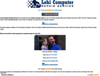lehicomputerrepair.com screenshot