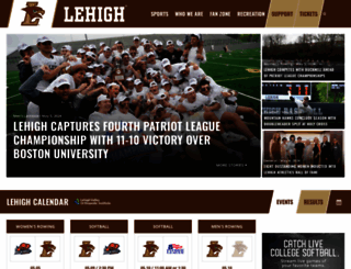 lehighsports.com screenshot