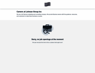 lehman-group-inc.workable.com screenshot