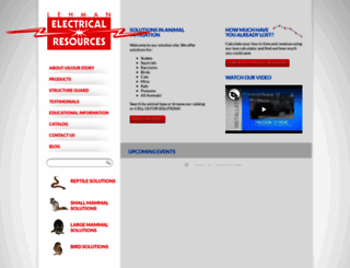 lehmanelectricalresources.com screenshot
