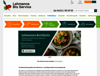 lehmannsbio.de screenshot