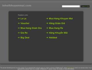 lehoikhuyenmai.com screenshot