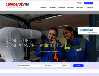 lehrberuf.info screenshot
