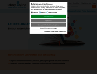 lehrer-online.de screenshot