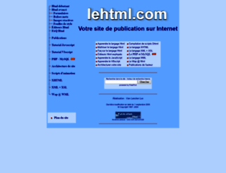 lehtml.com screenshot