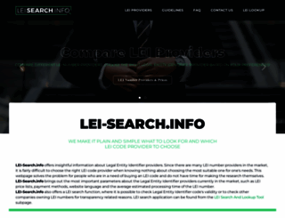 lei-search.info screenshot