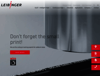 leibinger-group.com screenshot