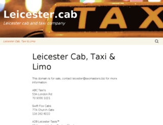 leicester.cab screenshot