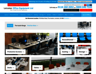 leicesterofficeequipment.co.uk screenshot