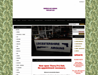 leicestershireairguns.uk screenshot