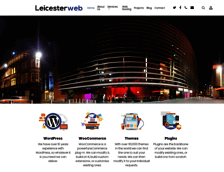 leicesterweb.co.uk screenshot
