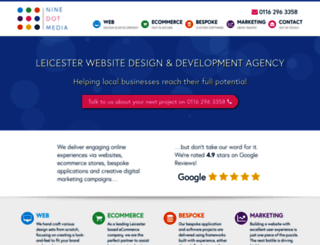 leicesterwebsitedesign.com screenshot