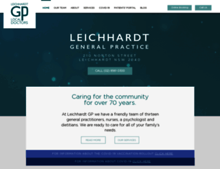 leichhardtgp.com.au screenshot