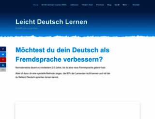 leicht-deutsch-lernen.com screenshot