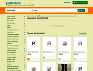leidenmarkt.nl screenshot