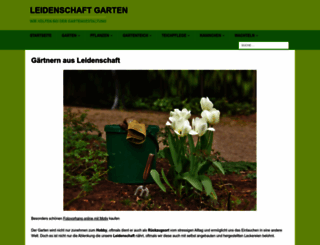 leidenschaft-garten.com screenshot