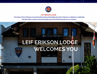 leiferiksonlodge.org screenshot