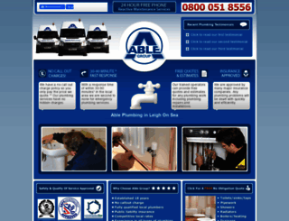 leigh-on-sea.able-plumber.co.uk screenshot