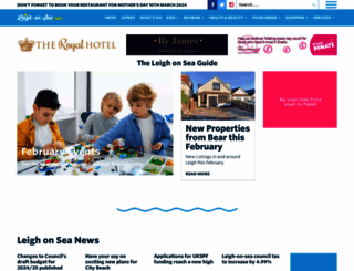 leigh-on-sea.com screenshot