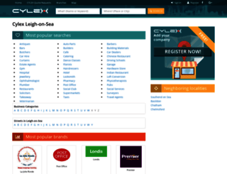 leigh-on-sea.cylex-uk.co.uk screenshot