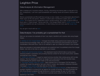 leightonprice.com screenshot