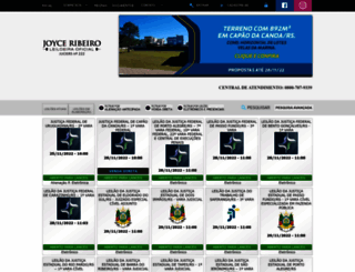 leiloesjudiciaisrs.com.br screenshot
