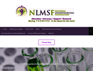 leiomyosarcoma.info screenshot