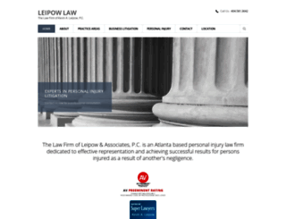 leipowlaw.com screenshot