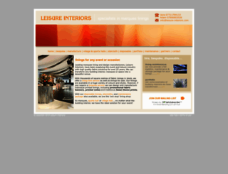 leisure-interiors.com screenshot