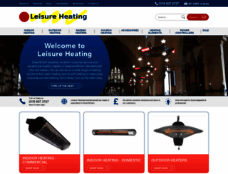 leisureheating.co.uk screenshot