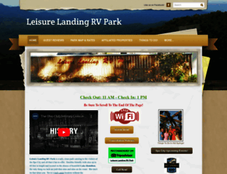 leisurelandingrvpark.com screenshot