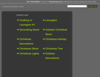 leisurelocator.com screenshot