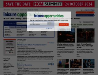 leisureopportunities.co.uk screenshot