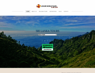 leisuretravelsrilanka.com screenshot