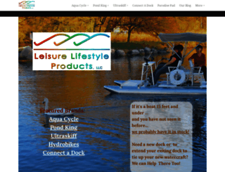 leisurewatercraft.com screenshot