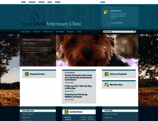 leitchfieldvetclinic.com screenshot