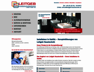 leitgeb-haustechnik.com screenshot