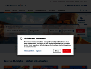 leitner-reisen.de screenshot
