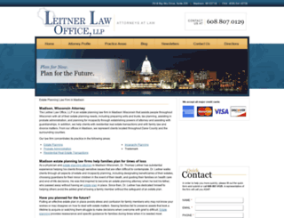 leitnerlawoffice.com screenshot
