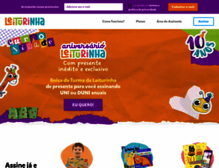 leiturinha.com.br screenshot