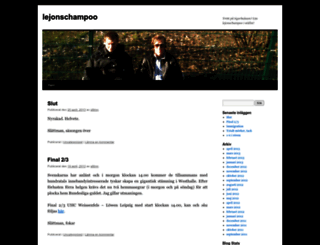 lejonschampoo.wordpress.com screenshot