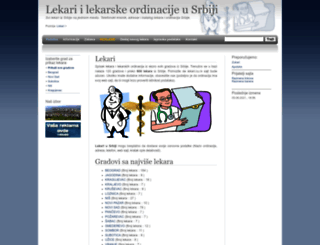 lekari.cu.rs screenshot