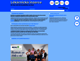 lekarnickainzerce.cz screenshot