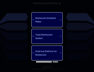 lekkirestaurantandbar.uk screenshot