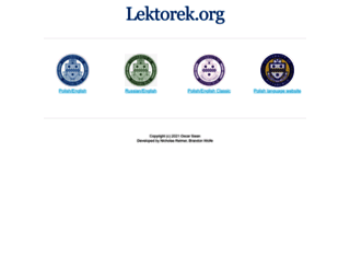 lektorek.org screenshot
