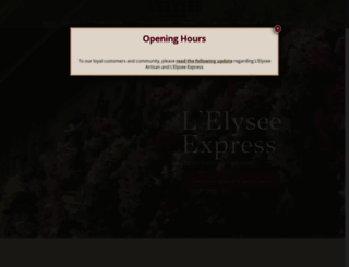 lelysee.co.uk screenshot