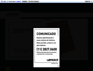 lemca.com.br screenshot